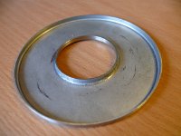 5   Auch der vordere Brennkammerdeckel aus Inconelblech wurde gedr&uuml;ckt.